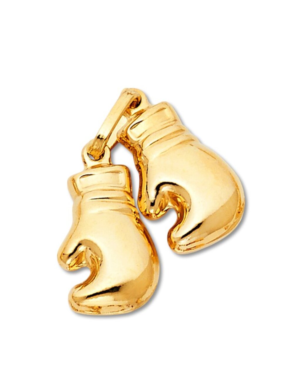14K Solid Gold Boxing Gloves Pendant | Athletic Charm Gift By Tehrani Jewelry
